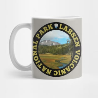 Lassen Volcanic National Park circle Mug
